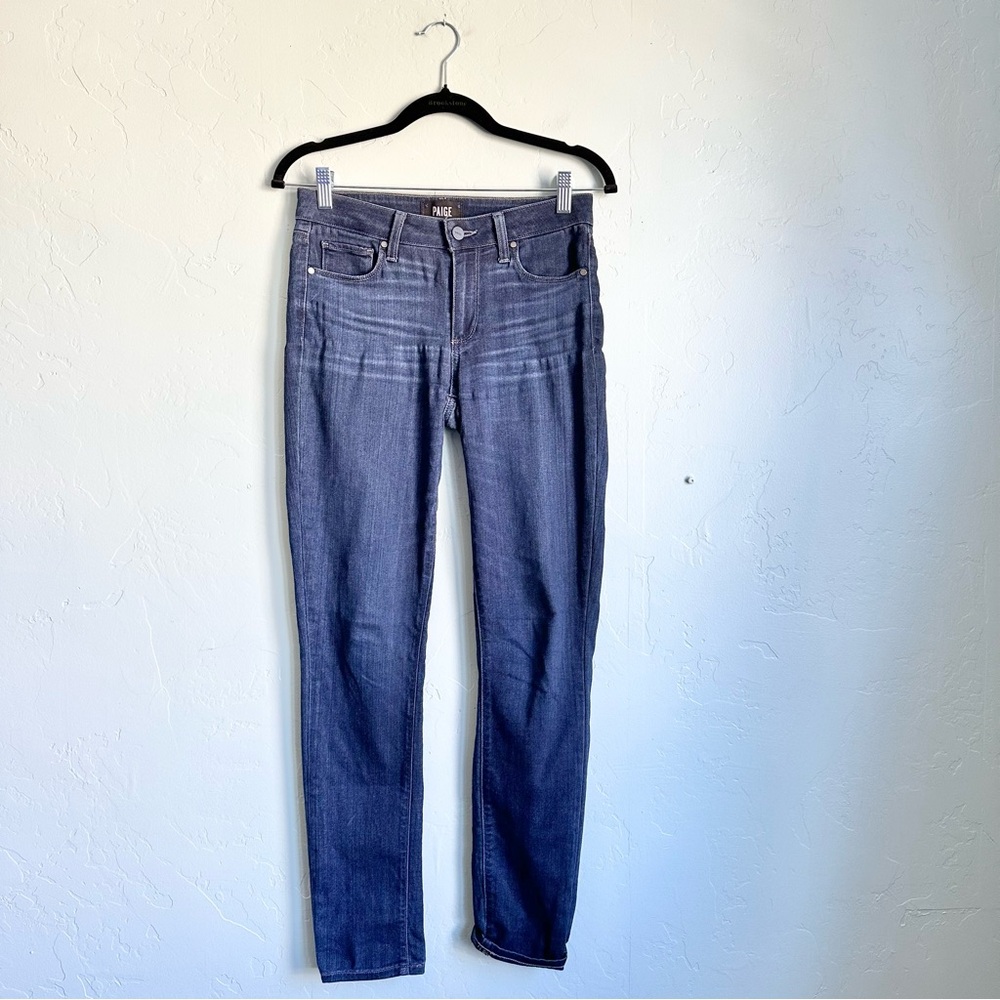 Paige Women's Skyline Skinny Blue Stretch Denim Jeans‎ Size 27